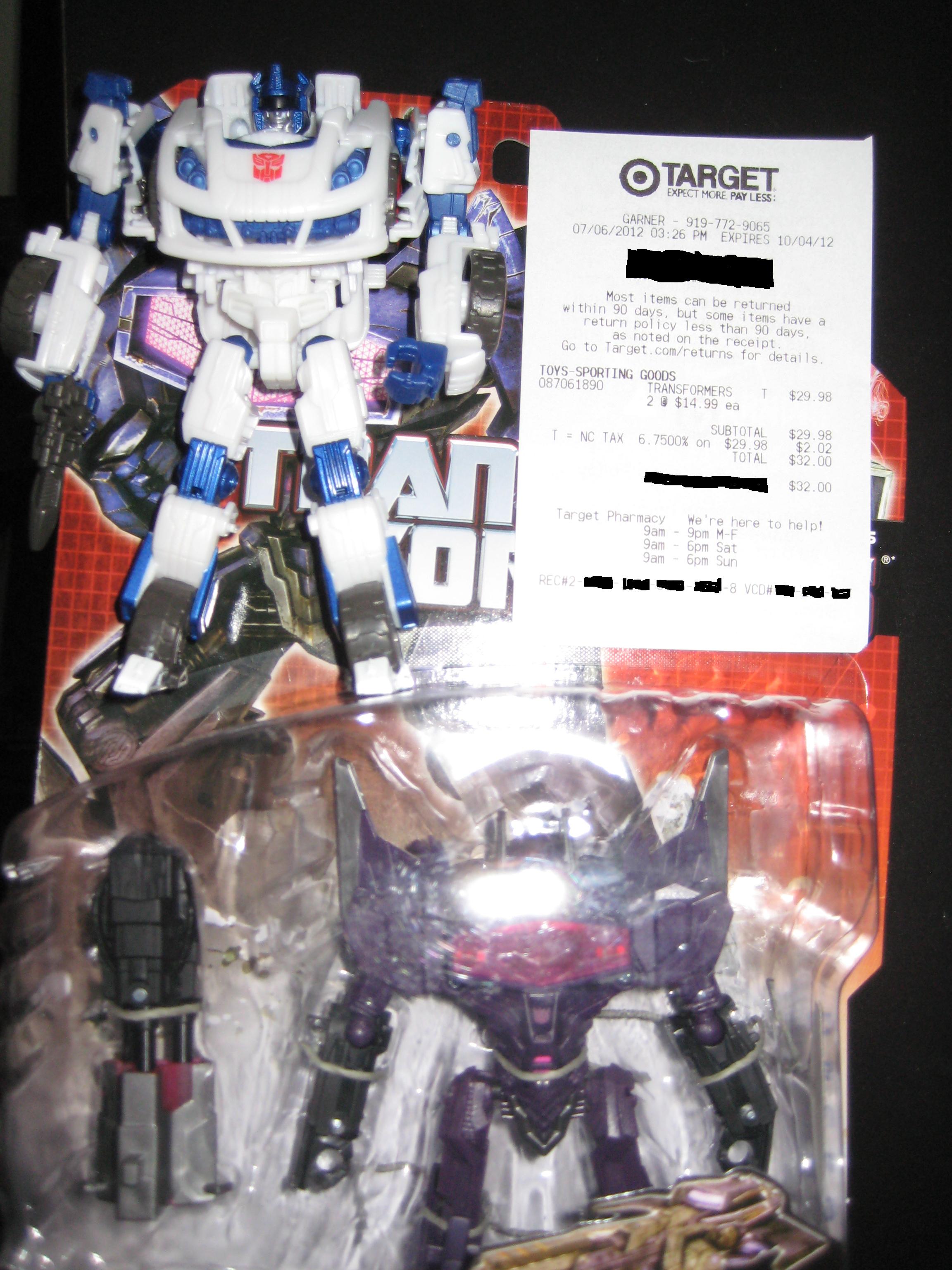 Transformers Generations: Fall of Cybertron Deluxes Found at Retail