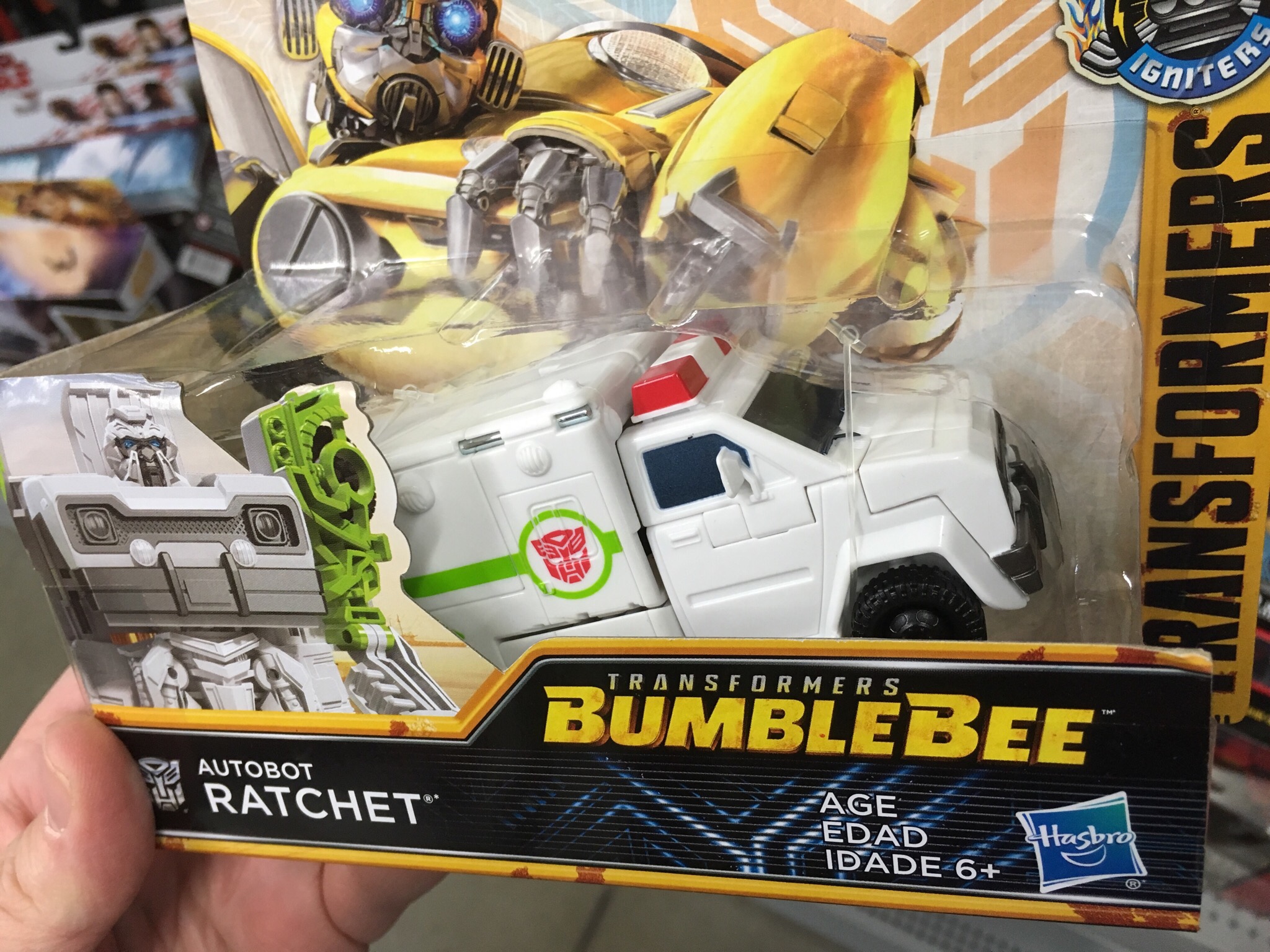 Never Revealed Bumblebee Movie Power Series Ratchet Found in US