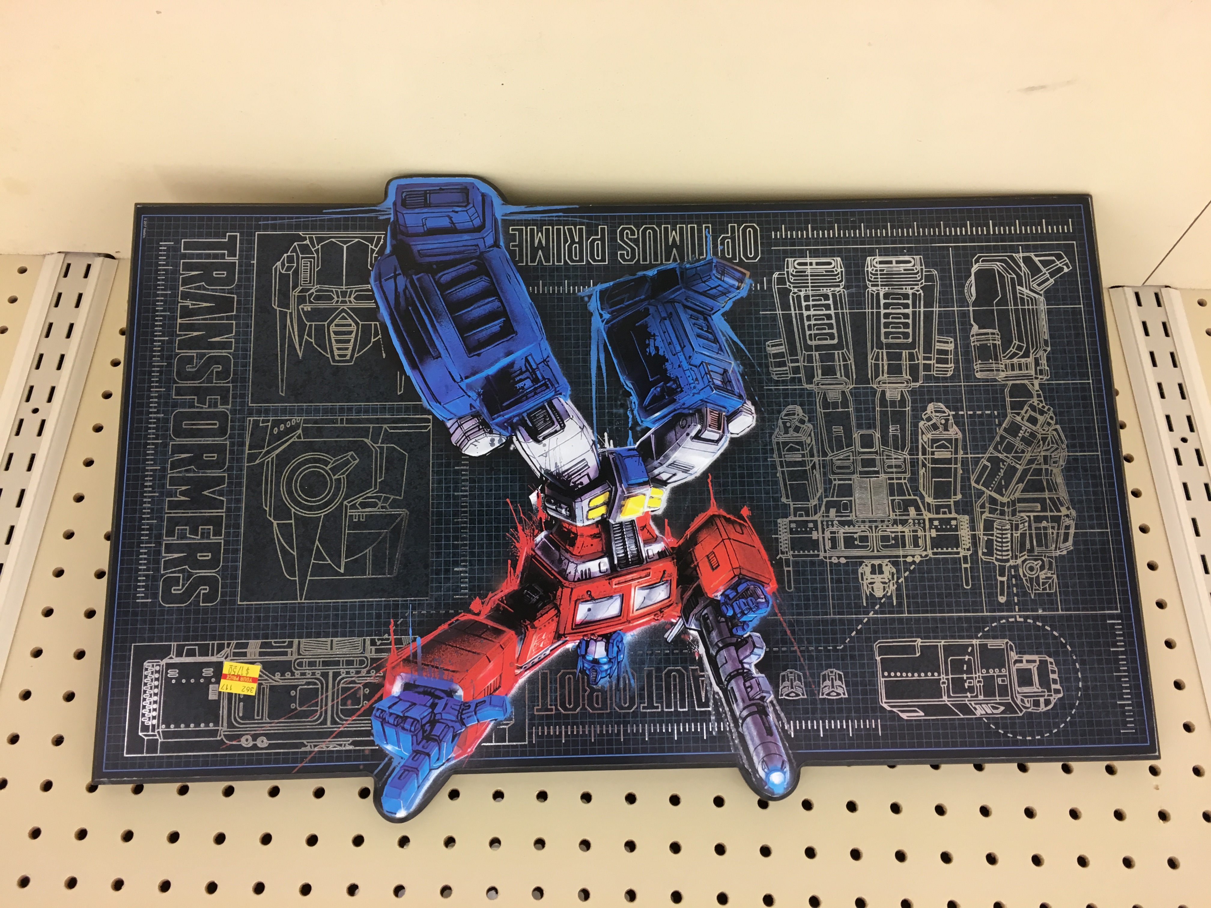 Two-Foot Wooden Optimus Prime Sign at Hobby Lobby, Plus Online Sale