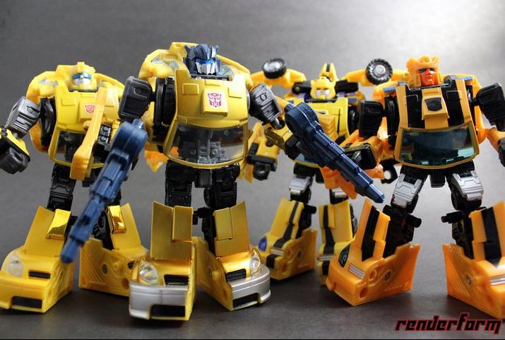 Upcoming Renderform Classics Bumblebee Kits: Goldbug, Hubcap, & Bumper