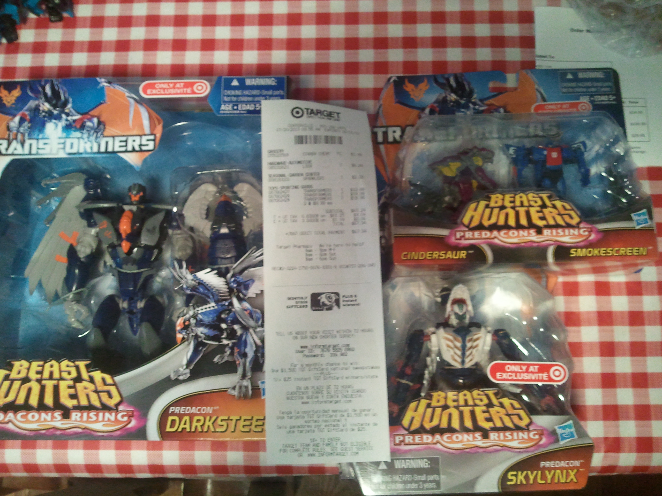 More Transformers Prime Beast Hunters Target Exclusive Predacons Rising Figures Sighted at Retail