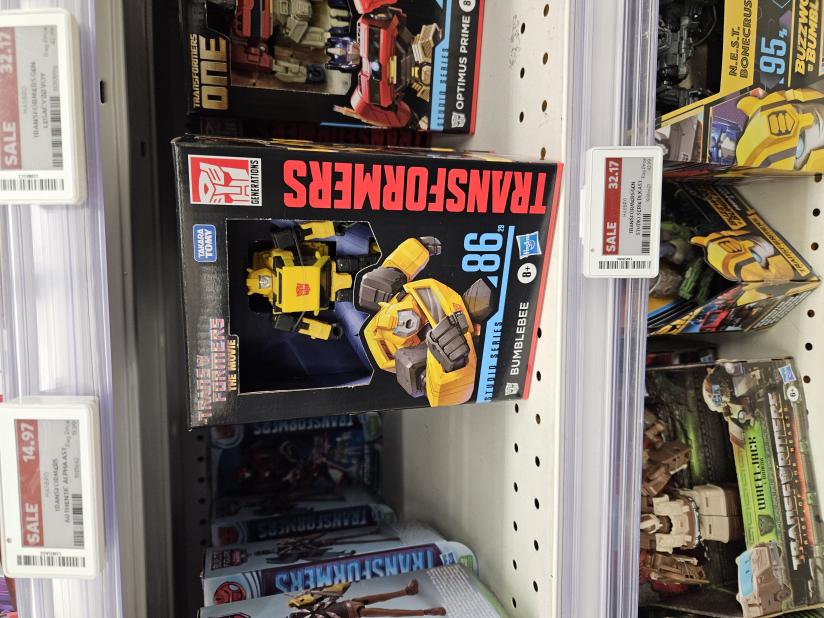New Sightings in Canada: Studio Series SS86 Bumblebee + Swoop, TF One Optimus and Legacy Multipack