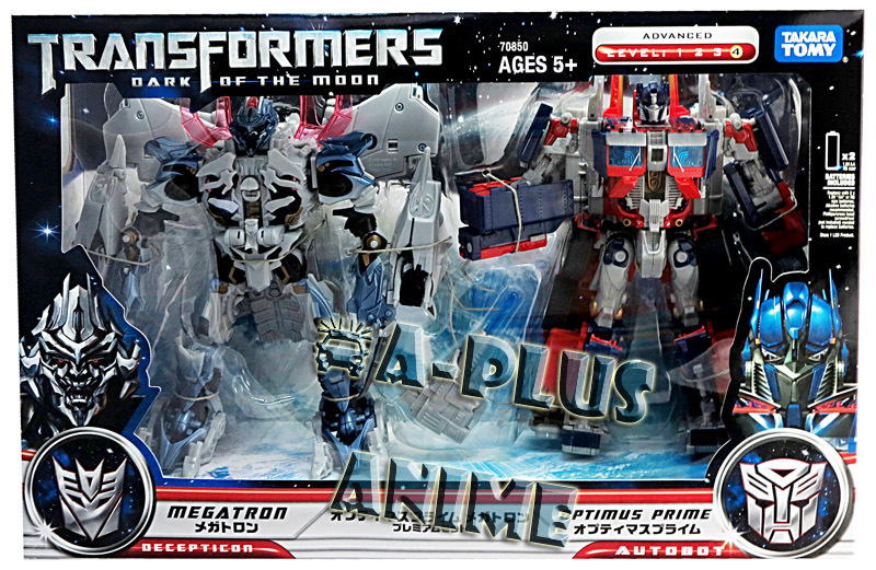 In-Package Image: Asian Exclusive Transformers Dark of the Moon Leader Class Optimus Prime & Megatron Two-Pack