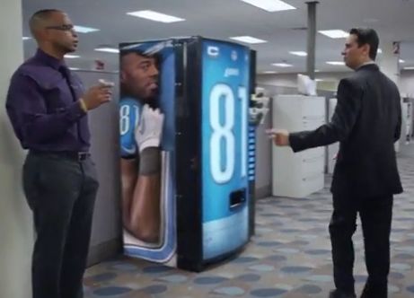 The Detroit Lions' Calvin Johnson Goes Full Megatron in ESPN Promo