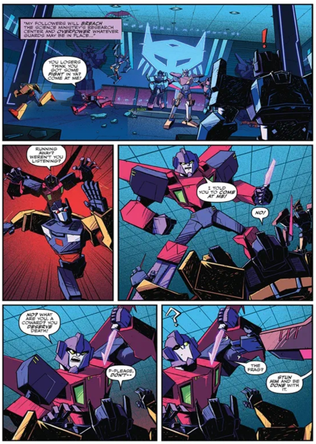 3 Page Preview of IDW Transformers Beast Wars #1