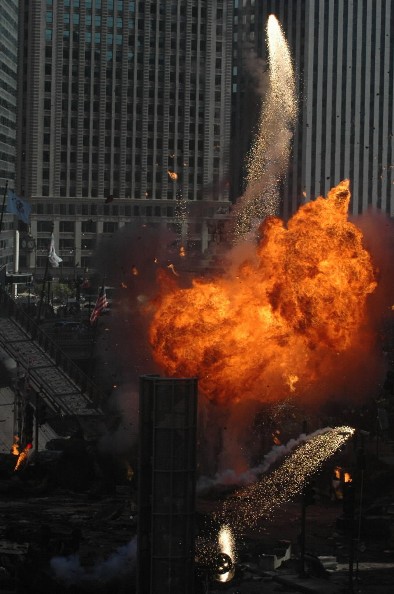 Transformers 3 Breaks Out the Fireballs on Michigan Avenue