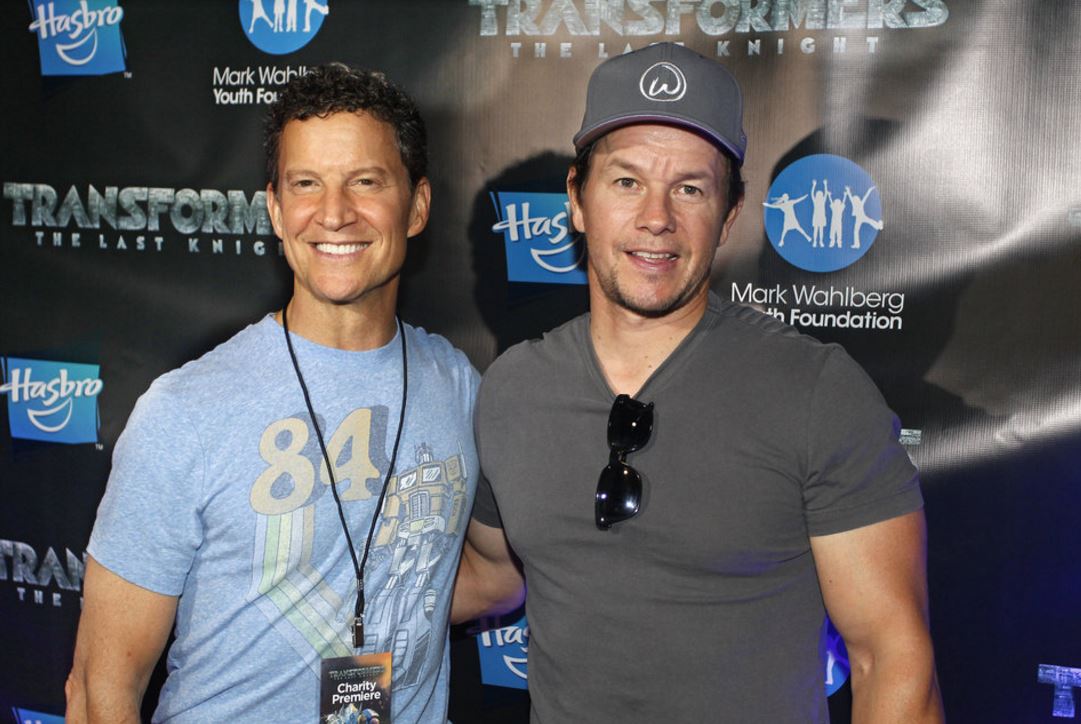 Hasbro CEO Brian Goldner & Mark Wahlberg at Transformers: The Last Knight Charity Screening