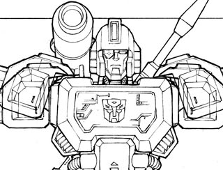 IDW's All Hail Megatron Coda Cover Lineart-- Issue #15