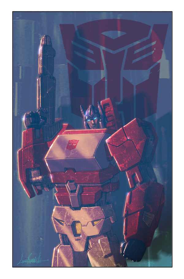 IDW Spotlight: Orion Pax Cover Art from Livio Ramondelli