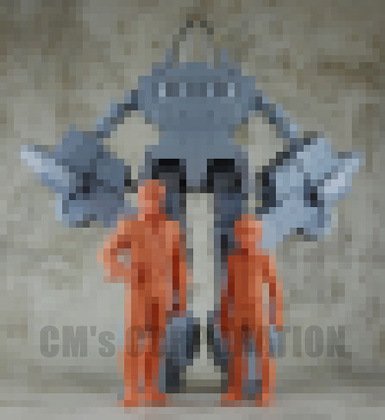 CM's Corp Excel Suit Spike and Daniel Guttu Kuru Figures Teaser Image, Prototype to be Displayed at Wonder Festival