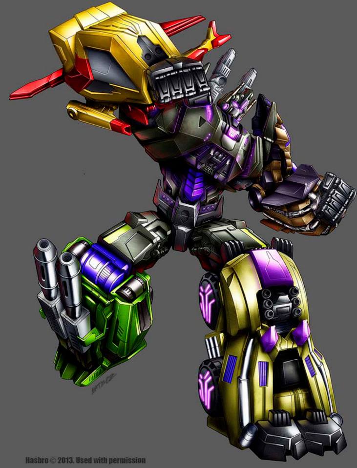 Marcelo Matere Official Package Art - Platinum Edition Bruticus and Year of the Horse Optimus