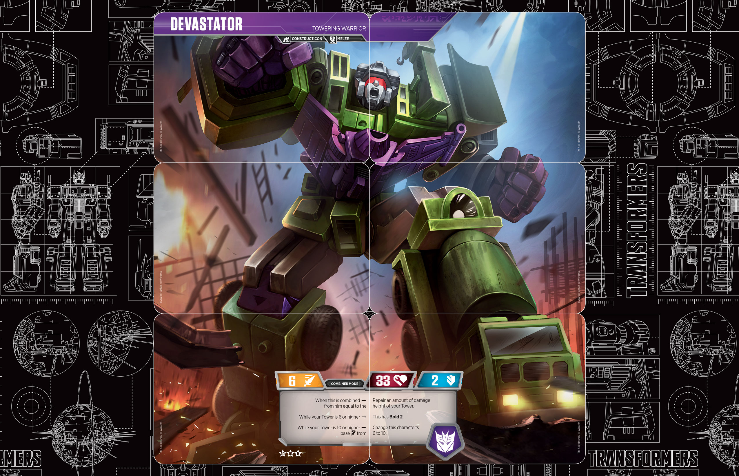 Superion and Devastator Join In The Fight In The Official Transformers Trading Card Game