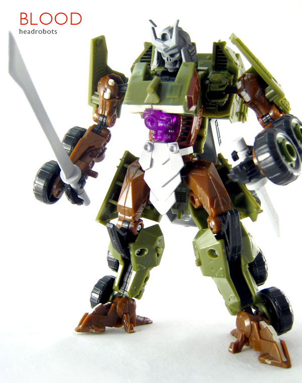 New Images of Headrobots Gyro, Blood, & Hothead