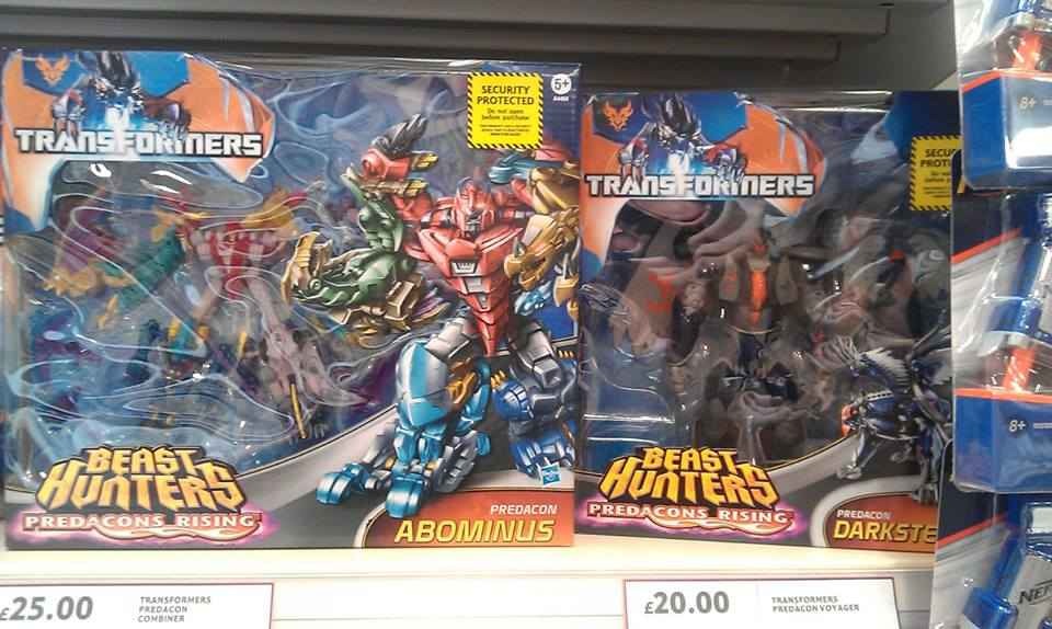 Transformers Prime Beast Hunters Predacons Rising and Constructbots Elites Released in the UK