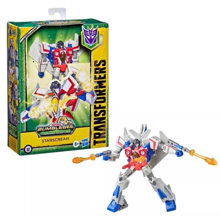 Cyberverse Deluxe Starscream, Arcee and Bumblebee Appear in New Packaging