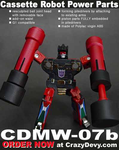 CrazyDevy Update: Frenzy and Rumble Pile Drivers + Devastator Thigh Replacement