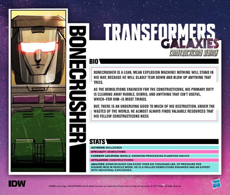Transformers Galaxies Constructicon Profiles and Additional Insecticon Art from Livio Ramondelli