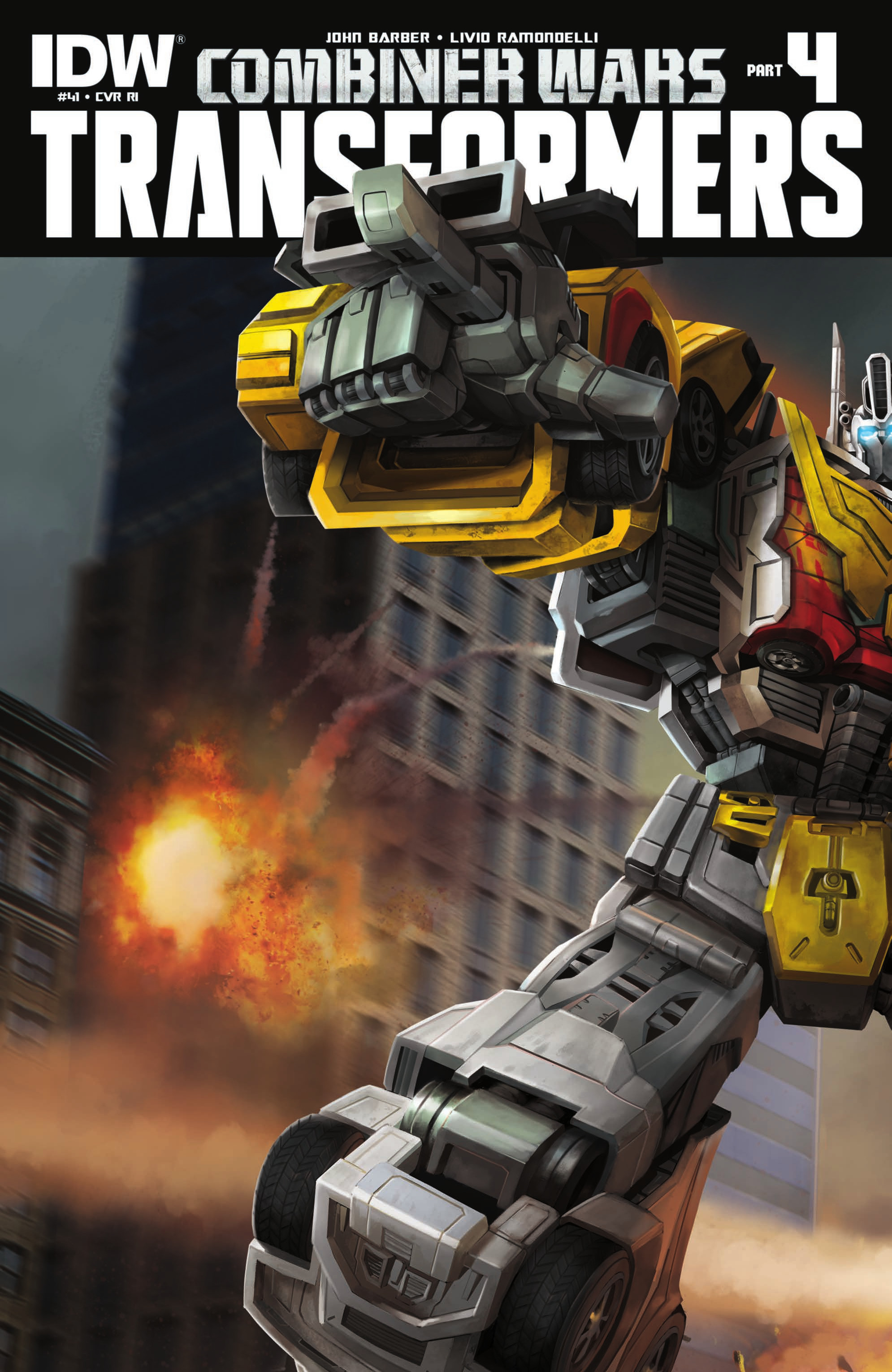 IDW Transformers: Combiner Wars #4 - The Transformers #41 Review
