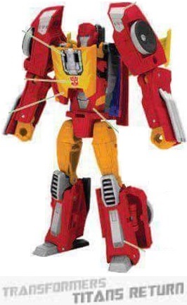 Transformers Titans Return - Leaked HotRod Design Specs And Character Art