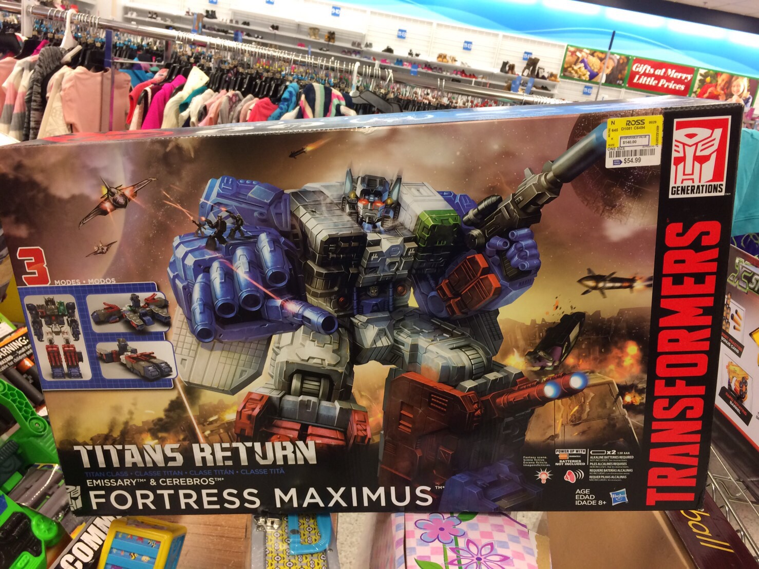 Titans Return Fortress Maximus Found at Ross for $54.99