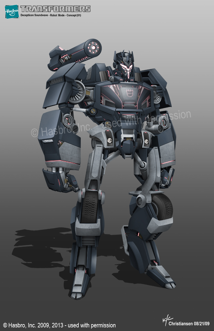 Aligned Continuity Soundwave Concept Art from Ken Christiansen