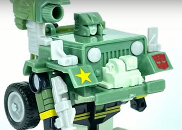 Video of Walmart Exclusive G1 Hound Reissue in Cartoon Colours