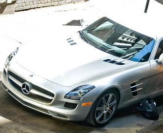 Michael Bay on the Identity of the Silver Mercedes-Benz SLS AMG