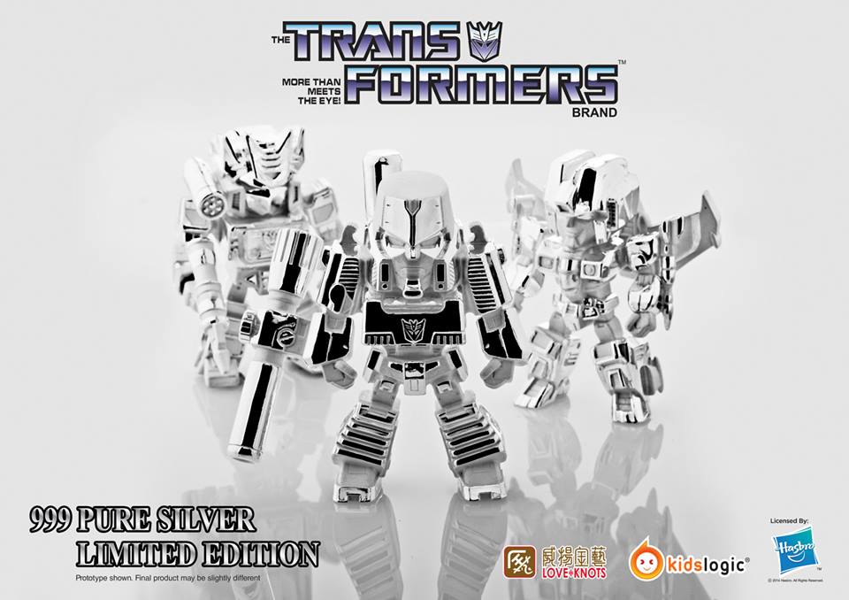 Kids Logic Transformers 24K Gold and 999 Silver Plated Limited Edition
