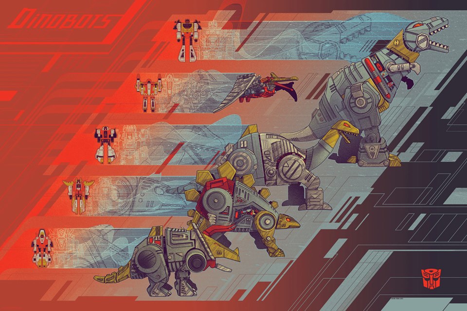 Two New Acidfree Gallery Prints Available at Wizard World Philadelphia: Starscream and Dinobots