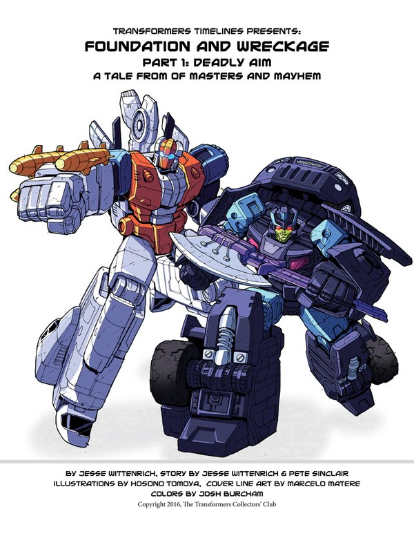 TFSS 5.0 'Foundation and Wreckage: Deadly Aim' Prose Story Now Online