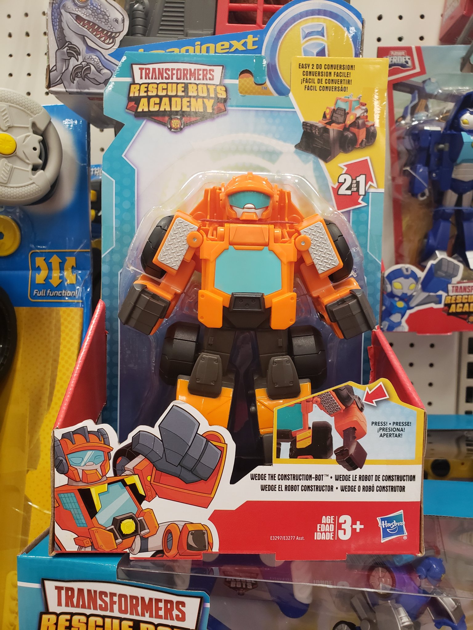 Transformers Rescue Bots Academy Playschool Heroes 11 Inch Wedge Spotted at US Retail