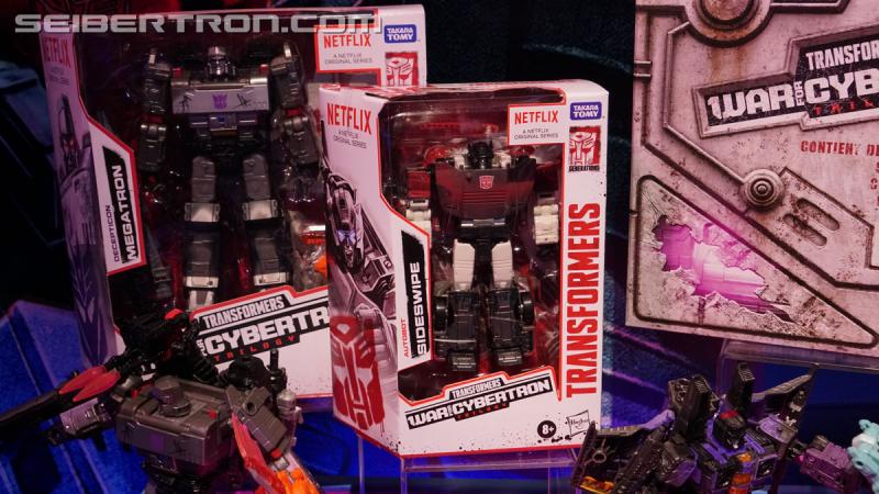 Gallery of Transformers Netflix Series Figures Display from #HasbroToyFair 2020 + Preorder Links