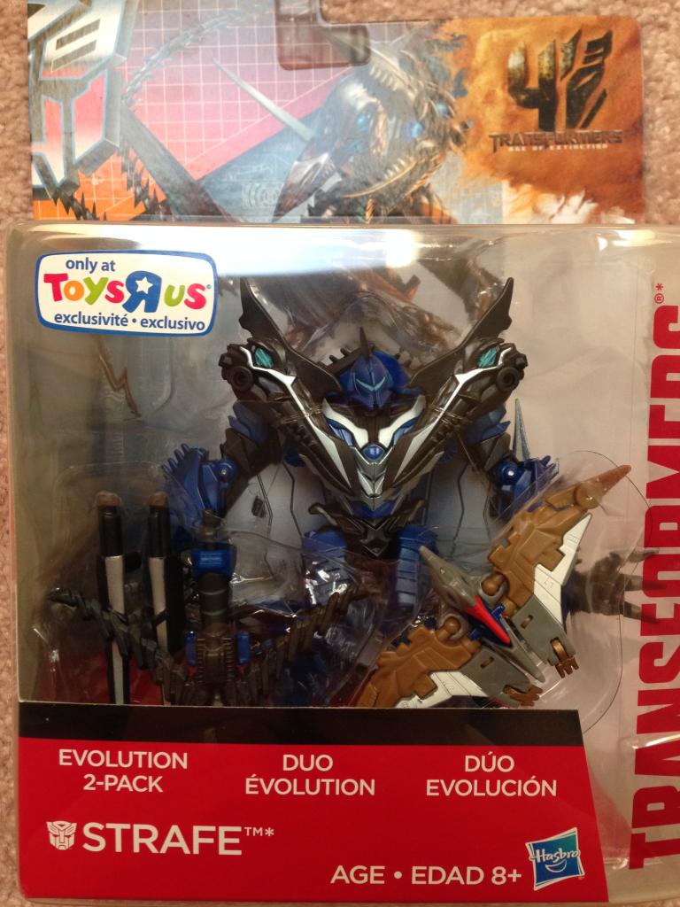 Transformers: Age of Extinction Evolution Two-Pack Strafe Sighted at US Retail