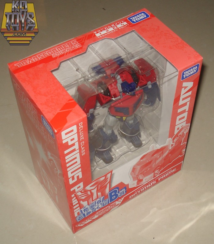 In-Package Images of Family Mart Prize B - Animated Earth Mode Optimus Prime