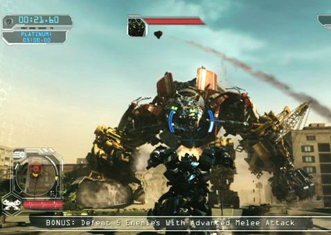 Transformers ROTF Video Game Walk Through Footage