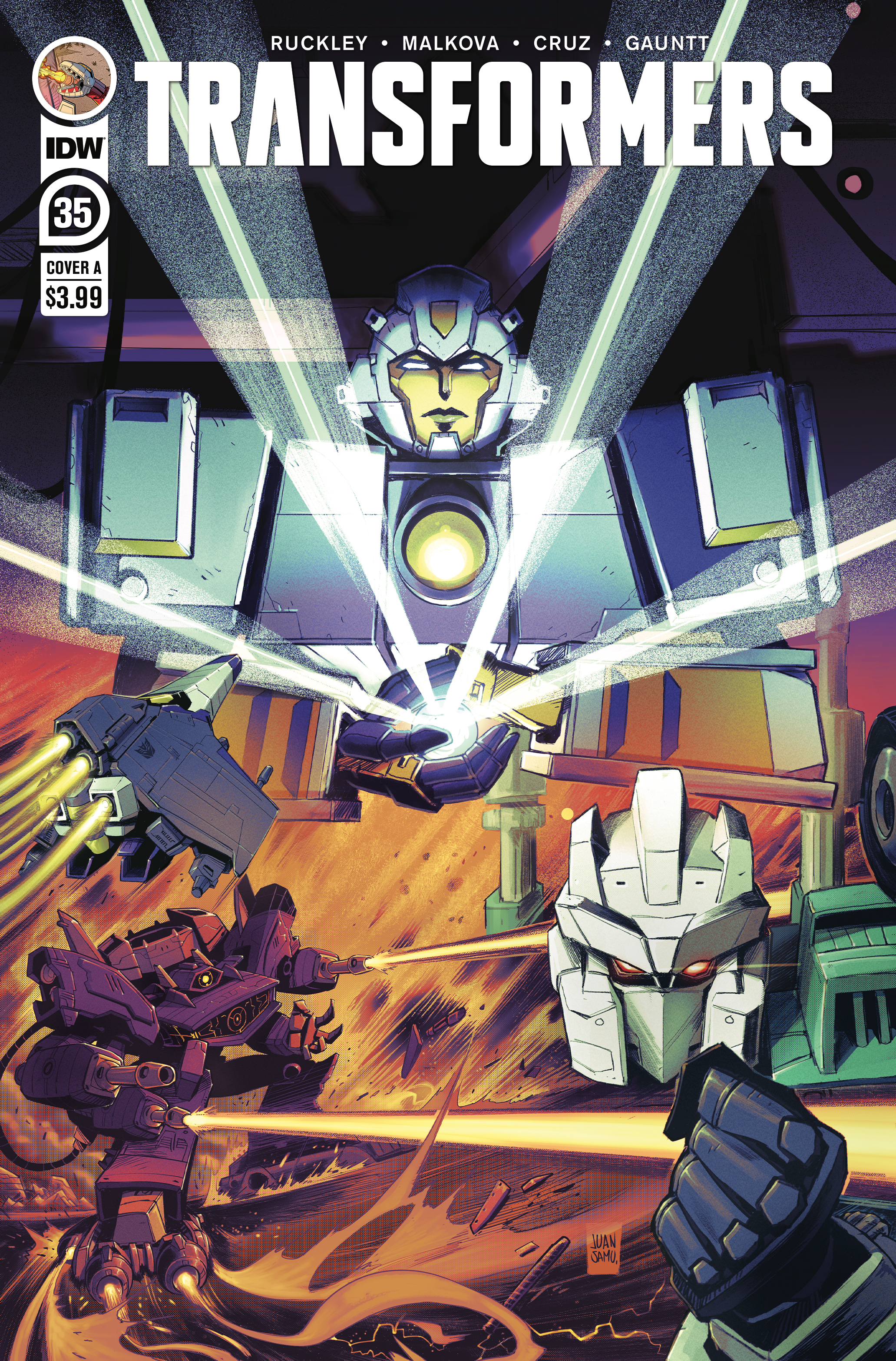 Five Page Preview of IDW Transformers #35