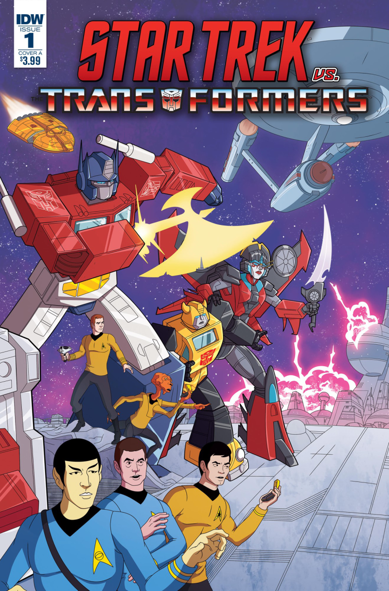 IDW Release - Worlds Collide in Star Trek vs. Transformers Comic Book Crossover