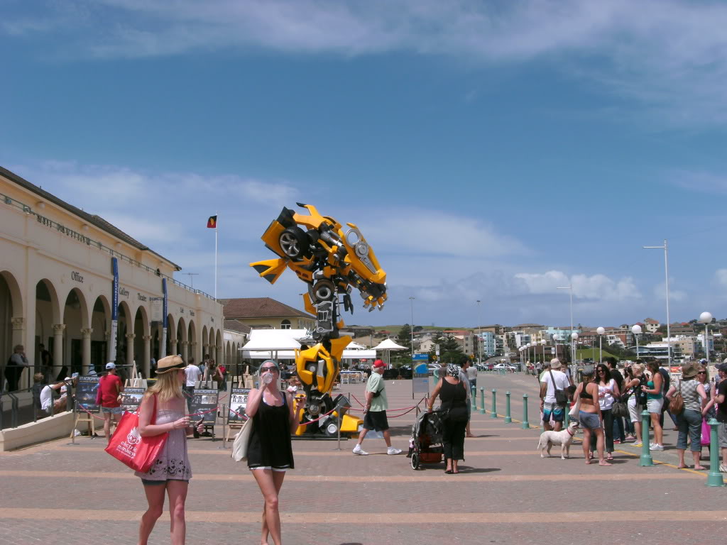 Movie Bumblebee Prop Appears in Sydney, Australia