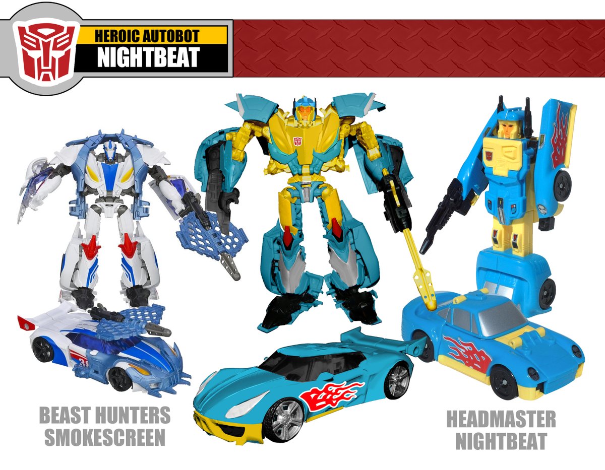 Old Fun Publications Figure Concepts - Nightbeat, Brainstorm, Crosshair, Triggerhappy