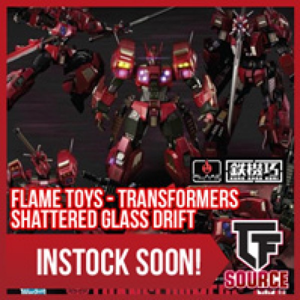 TFSource News - MT Buster Skywing, Flame Toys Shattered Glass Drift, IF Mirrored Commander & More!