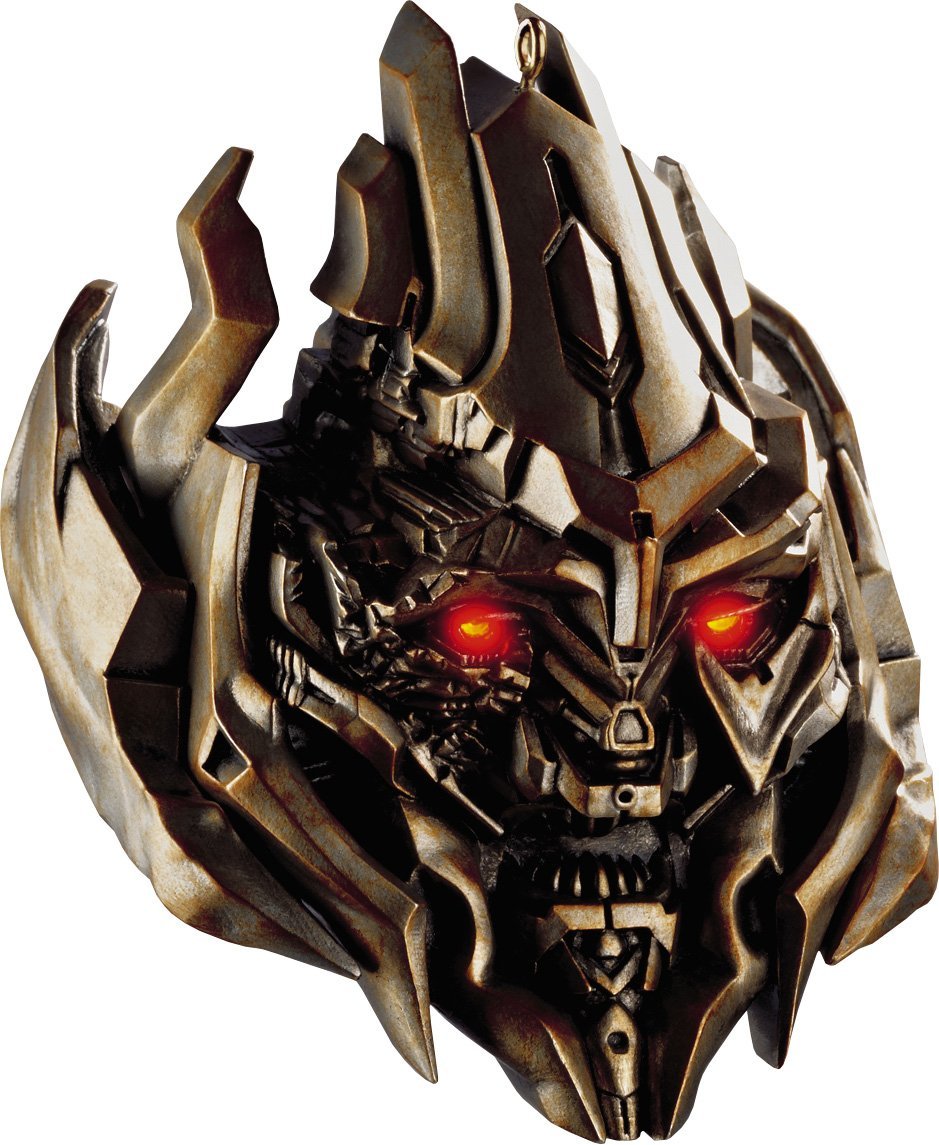 2012 Transformers Christmas Ornaments: Movie Megatron and Bumblebee