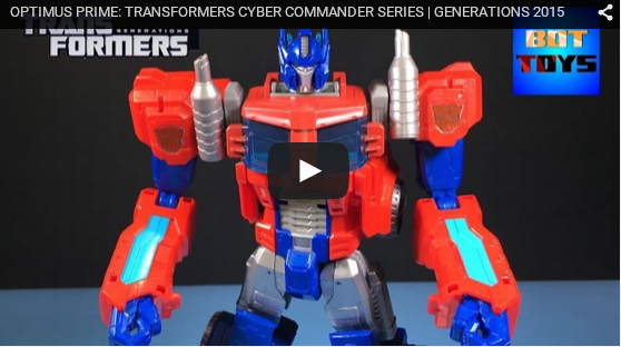 Transformers Cyber Commander Optimus Prime Video Review