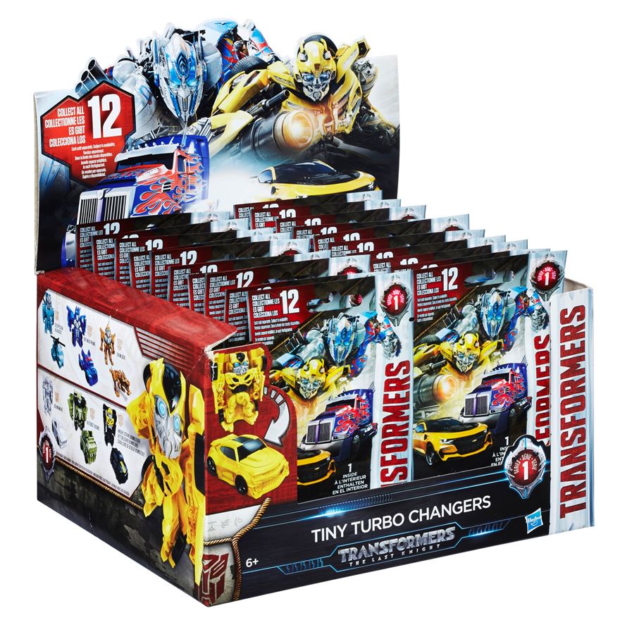 Transformers The Last Knight Turbo Changers Blind Bags available at Smyths