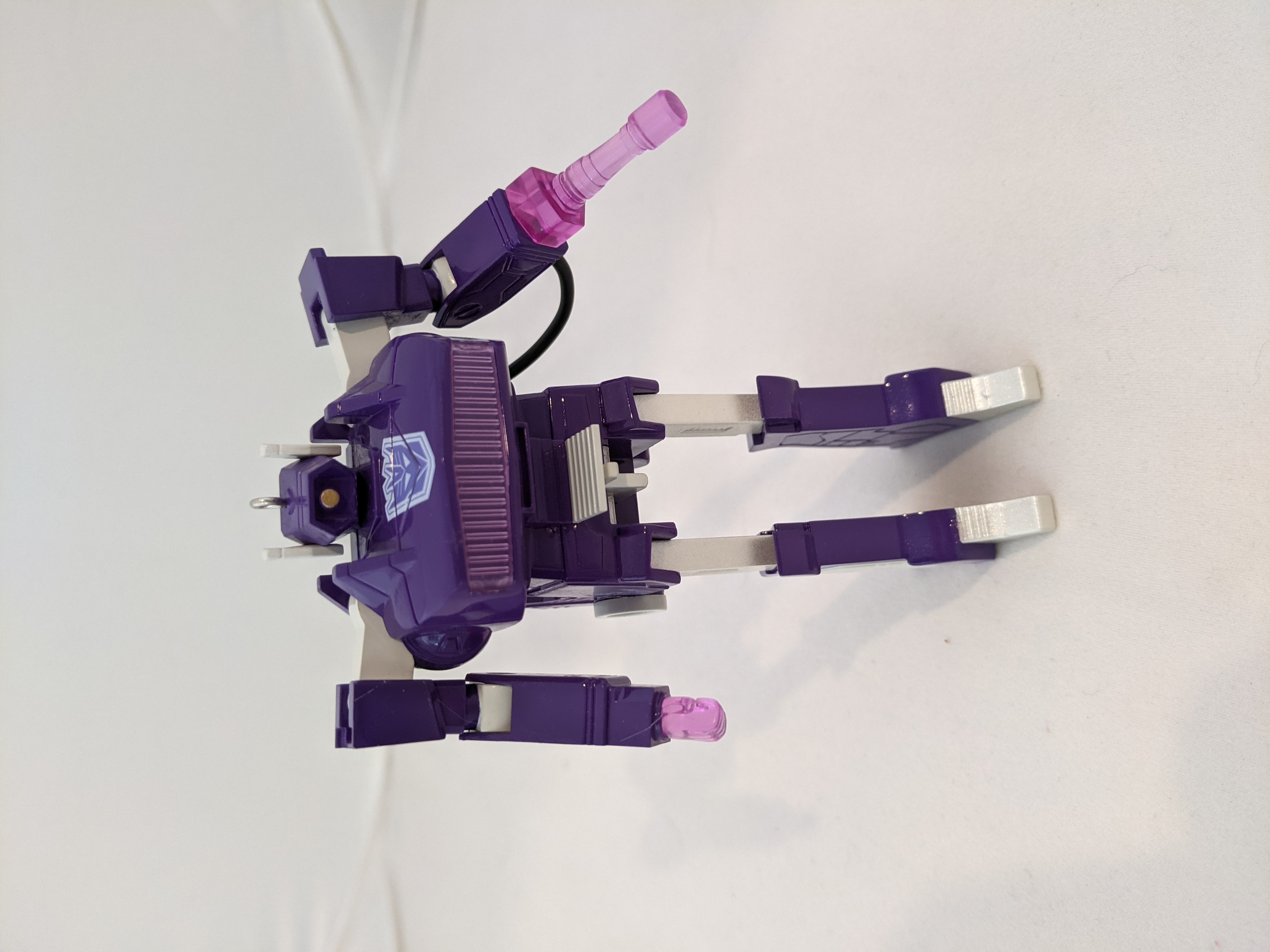 In hand Images of Hallmark Transformers G1 Shockwave Ornament