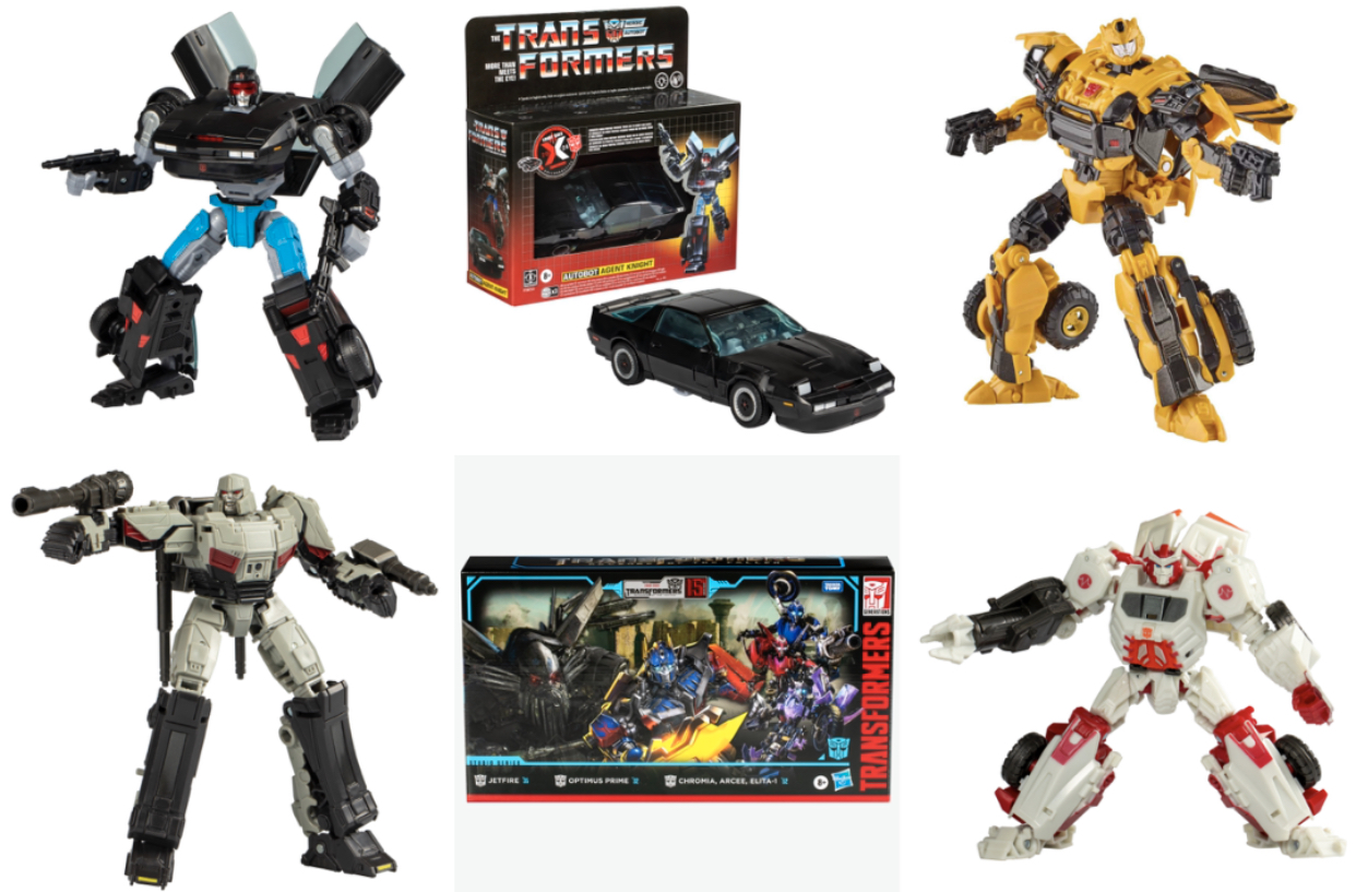 Preorders for SDCC Reveals: ROTF Multi Pack, Knight Rider Collab, GI Joe Kup and More