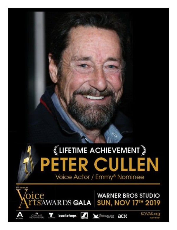 Peter Cullen to Receive Society of Voice Arts and Sciences Lifetime Achievement Award