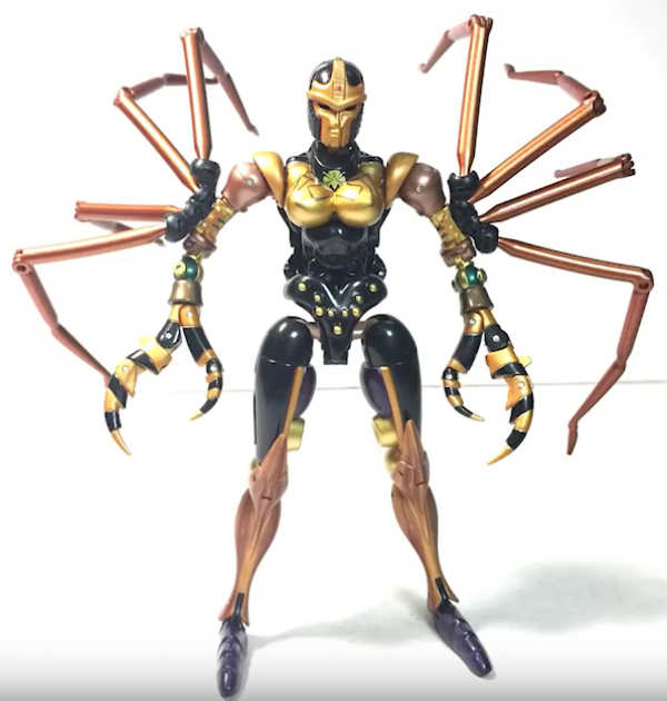 Video Review of Takara Tomy Transformers Masterpiece MP-46 Blackwidow Blackarachnia