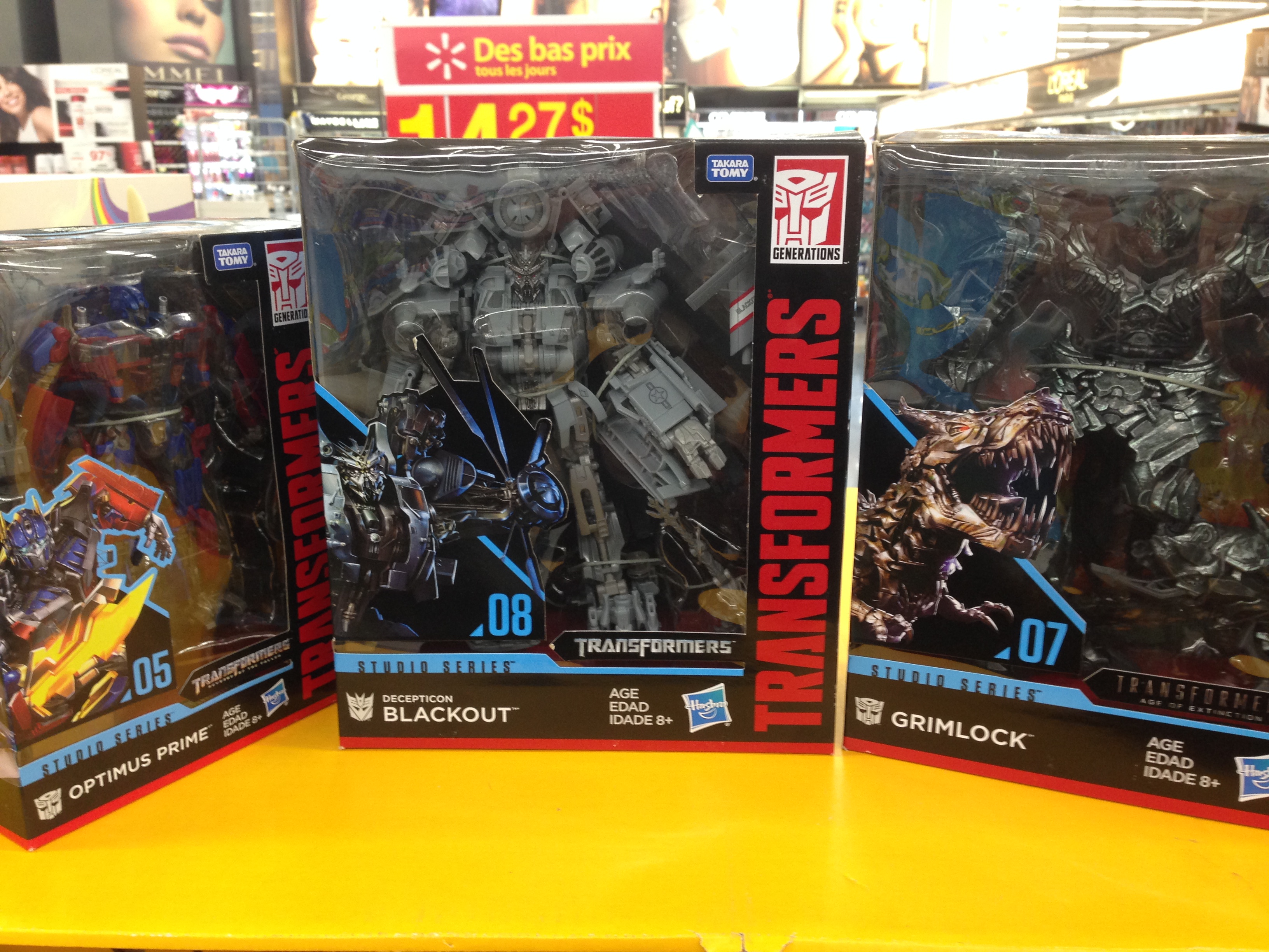 Transformers Studio Series Leader Class Grimlock and Blackout and all Wave 1 Found at Walmart Canada