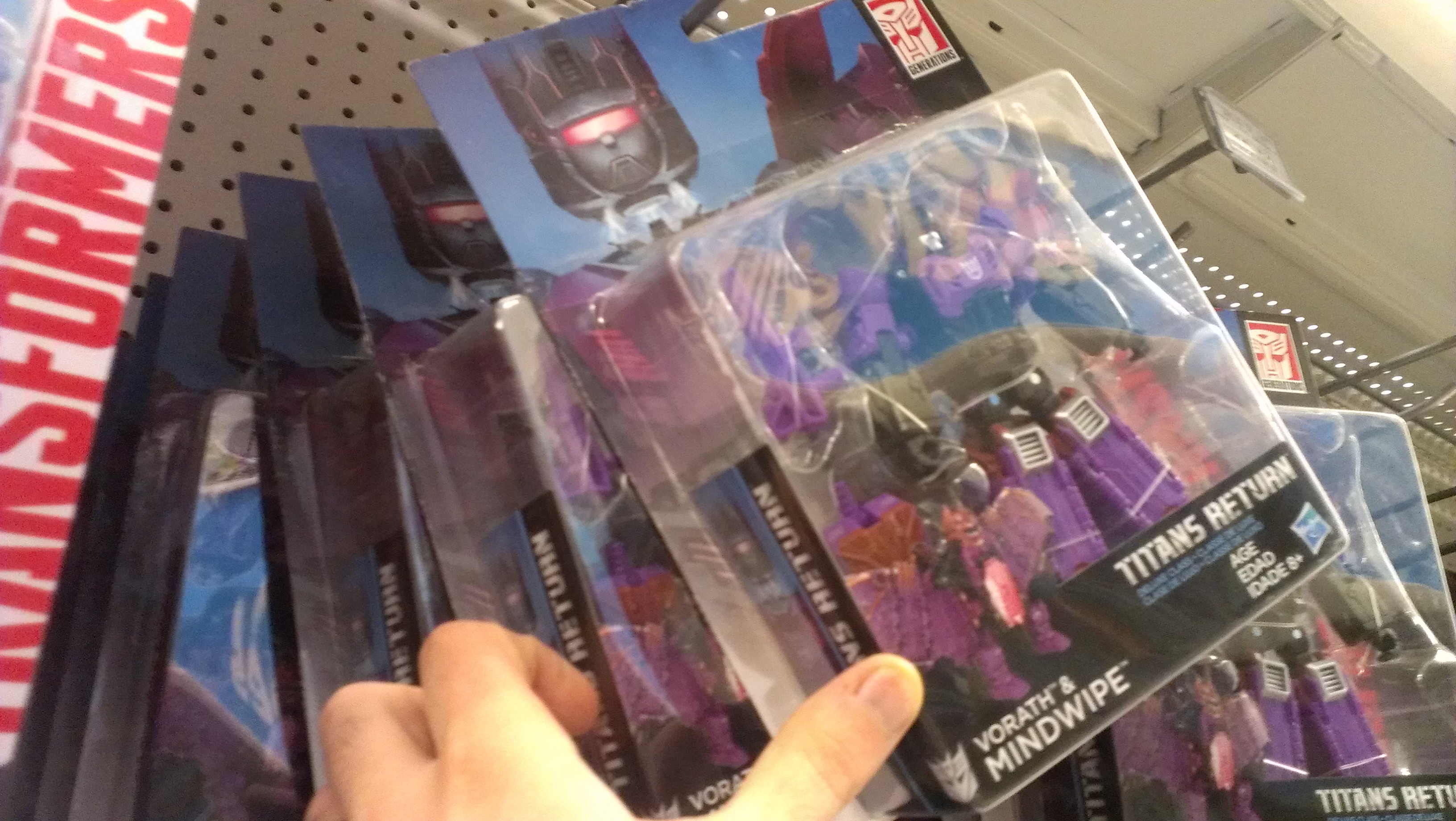 Solid Cases of Titans Return Deluxes (cases filled with the same figure) Found at Retail