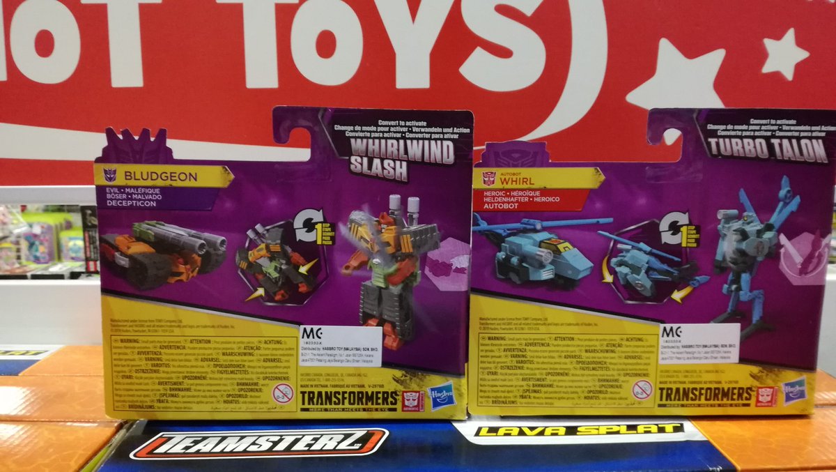 Images of New Cyberverse Whirl and Bludgeon Toys and Sighting at Toysrus in Malaysia